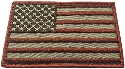 PAFE American Flag Rugged appearance Ops Velcro Morale Patch,1 PCS