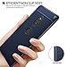 Sony Xperia XZ2 case, KuGi Sony Xperia XZ2 case, SS [Scratch Resistant] Premium Flexible Soft Anti Slip TPU Case for Sony Xperia XZ2 smartphone(Navy)