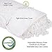 Bamboo Sleep PREMIUM Adjustable Comfort Pillow - Dual Cover Hypoallergenic Certipur-US Shredded Memory Foam - Queen Size