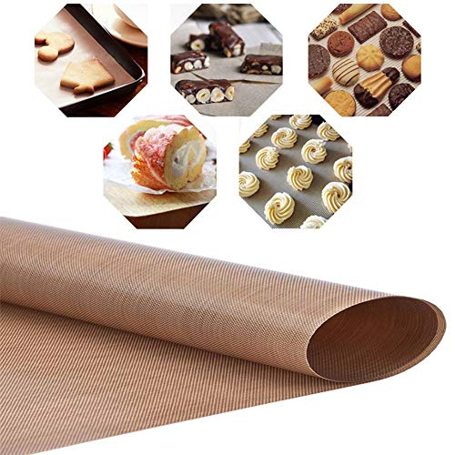 SANGAITIANFU 1 Pcs Kitchen Household High Temperature Non-stick Oven Heavy Duty Liner Reusable Without Mess Baking Mat And Grill Mat Random Colors