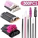 Disposable Mascara Wands Makeup Applicators - Mascara Brushes Lipstick Applicators Eyeliner Brushes BTArtbox 300PCS Makeup Applicators Brushes Tools Kit primary