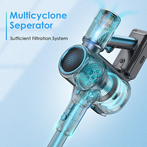 Oraimo Cordless Vacuum Cleaner, Cordless Stick Vacuum with 27 Kpa