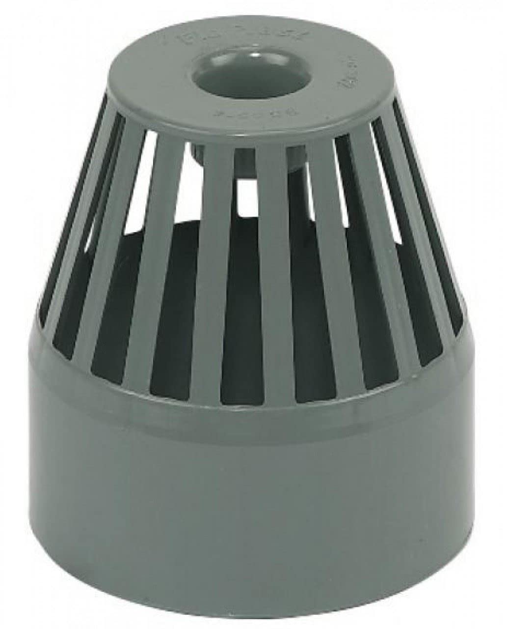 FLOPLAST 110mm Ring Seal Vent Terminal - Grey - Pack of 2