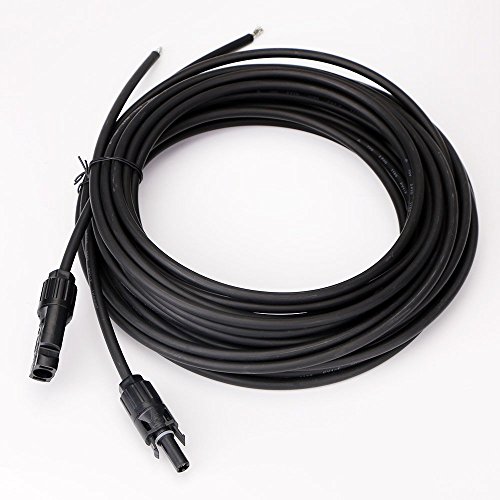 ALLPOWERS 20 Feet 12AWG Solar Extension Cable with Mc4 Female & Male Connectors - Connect Solar Panel & Charge Controller