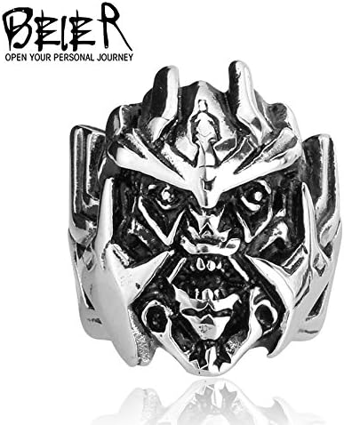 Rainy Today Ring Megatron Robot Ring Stainless Steel Boy and Man Movie Rings Personality BR8-091 10.0