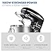 CHULUX Electric Stand Mixer, 1560W Tilt-Head Kitchen Electric Food Mixer, 6.5Qt Stainless steel Bowl, 6 Speed Control, Dough Hook, Whisk, Beater, Splash Guard, for Cake, Bread, Salad