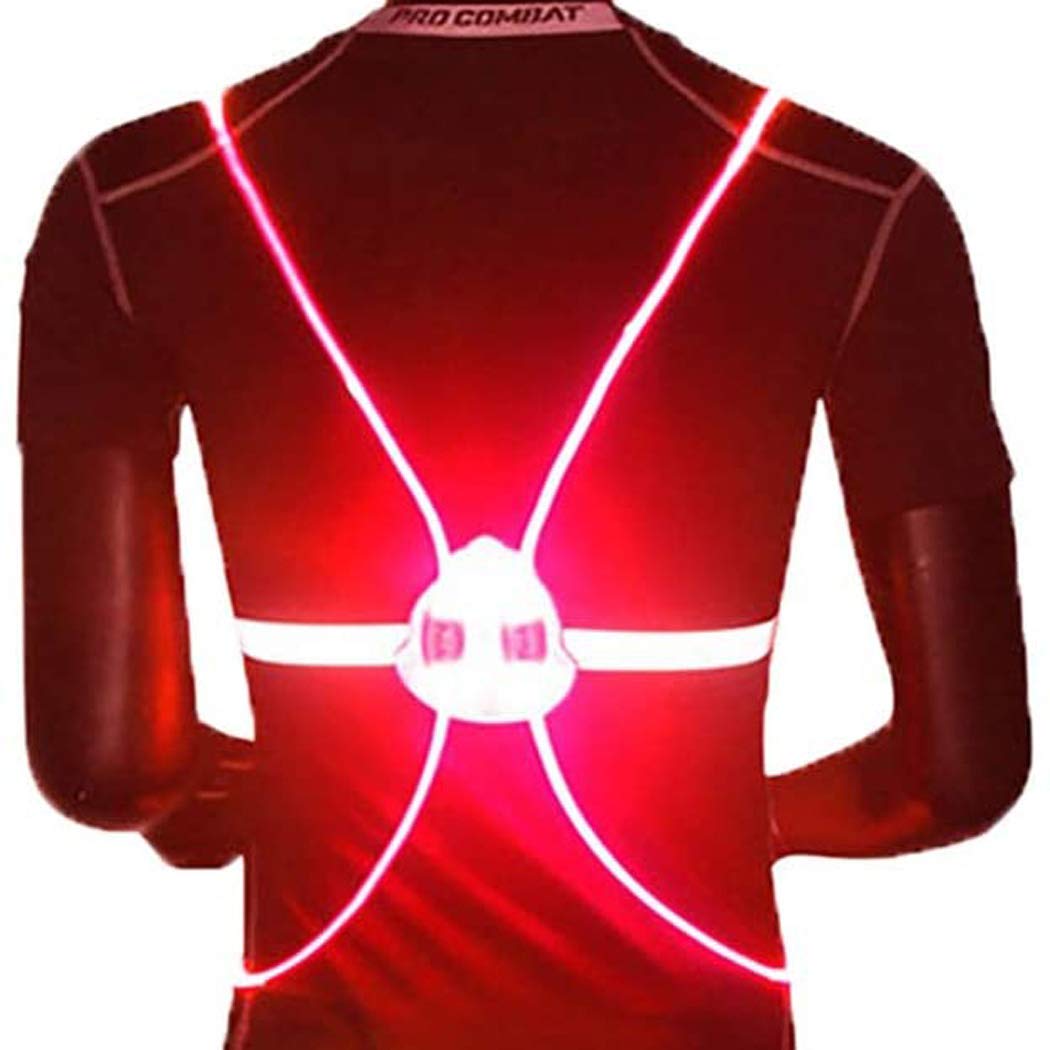 Buy Dresbe LED Reflective Vest Red Night Sports Gear Unisex Warning