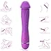 Dildo Vibrator G Spot Clit Vibrator Stimulator Sex Anal Play Massager - Ultra-Realistic Penis Vein Folds & Safe Silicone & 10 Powerful Modes for Couples and Women Perfect Gift