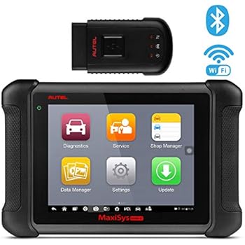 Autel MaxiSys MS906BT Bluetooth Automotive Scan Tool Diagnostic Scanner with ECU Coding, Key Coding, Bi-Directional Control, Oil Reset, ABS, SRS, DPF, EPB, TPMS, Advanced Ver. of MS906 DS808 MK808