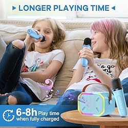 Karaoke Machine for Kids Microphone Wireless: Mini