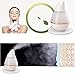 WNOSH 250mL Cool Mist Humidifer Aromatherapy Water-soluble Essential Purifier Diffuser Air Humidifier with 7 Changing Colorful LED Lights Lamp for Home Office Yoga Spa Baby Bedroom