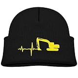 Apparel Fzjy wnx Excavator Heartbeat Wool Skull Cap Soft Unisex 0-3 Old Book