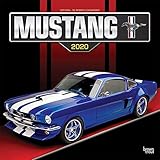 Mustang 2020 12 x 12 Inch Monthly Square Wall Calendar with Foil Stamped Cover, Ford Motor Muscle Ca by 
