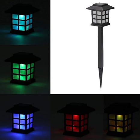 Amazon Co Jp 屋外 ガーデンライト Ledソーラーランタン0 2w 10lm光検知充電式ip55防水ガーデン風景ヤード搭載します お庭 玄関先 花壇 樹木 パーク歩道 ガーデンをライトアップの灯 Color Multi Colored Size One Size ホーム キッチン