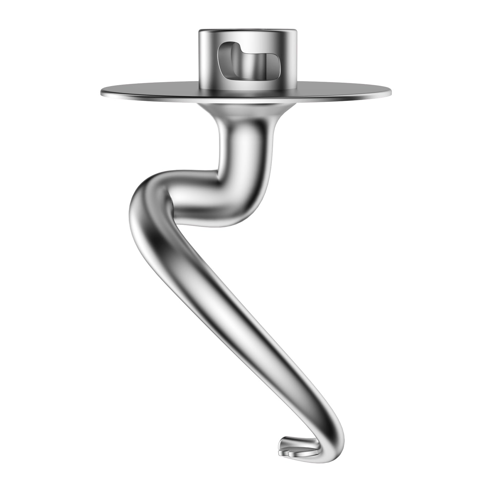 Photo 1 of Stainless Steel K45DH Dough Hook for KitchenAid 4.5/5 Quart Tilt-Head Stand Mixers, K45DH Bread Pizza Dough Hook Replacement for KitchenAid Stand Mixers, Silver
