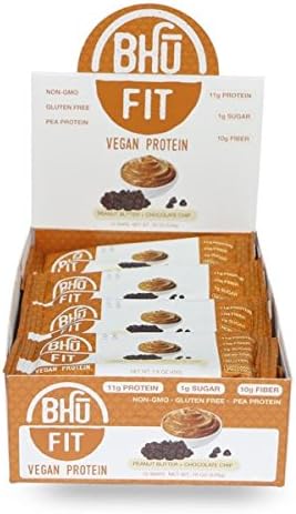 BHU Foods Vegan BHU Fit Bar Vegan Organic Pea Protein (Peanut Butter)