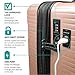 Villagio Hard Shell Luggage - Suitcase with USB Port - Tamper Proof Luggage With Anti-Theft Zipper - Durable Hard Shell Suitcase - 100% Polycarbonate Hard side Luggage - High-End Carryon Luggage