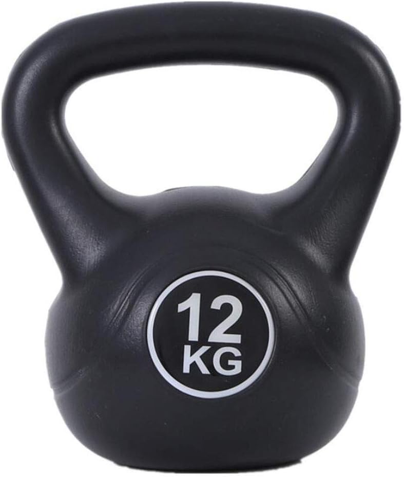 ELIUSI Kettlebells Weights, Professional Gym Kettlebells for Full Body Workout and Strength Training,12kg_Black
