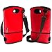 Wine Purse Tote + 2 Disposable Wine Baggies - Holds Up to 4 Bottles- Wine to Go Made Easy!- Neoprene BYOB Insulated Beverage Carrier with Spout -Wine Lover's Gift for Mom, Women, Friends or Her