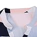 Pop lover Women's Casual Floral Printed Blouses Geometric Pattern Fashion Tops Colorful US 16-18