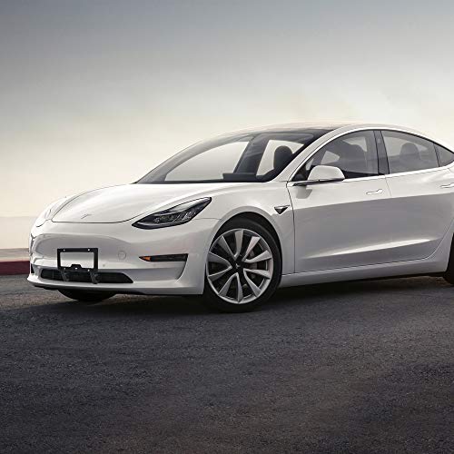 Tesla Model 3 Front License Plate Mounting Holder (NO Drilling, NO Holes, NO Adhesives)
