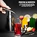 Bar Set by Naava – Stainless Steel 10 Piece Home Cocktail Mixology Tool Kit – With Bartender's Professional Shaker, Strainer, Jigger, Liquor Pourers and More – Attractive Gift Box and 100% Guarantee