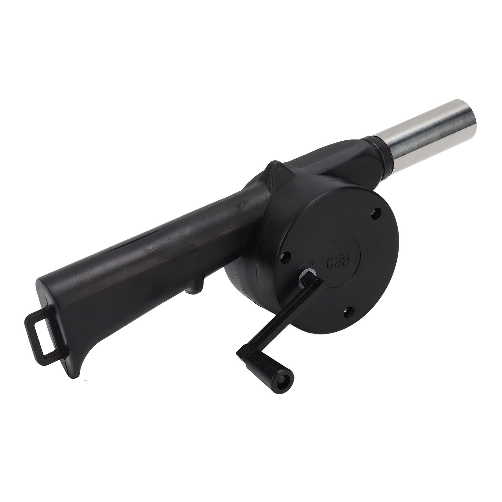 Wifehelper Manual Air Blower Fireplace Bellow, Hand Crank Blower Small Barbeque Air Blower Portable BBQ Fan for Camping Hiking Picnic Fireplace Bonfire