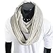 Stylish Men Cable Soft Knit Winter Infinity Scarf