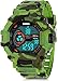 Aposon Men's Digital Electronic Waterproof LED Sport Watch Casual Military Multifunction 12H/24H Time Back Light with Simple Design 164FT 50M Water Resistant Calendar Month Date Day Camouflage Green