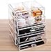 Cq acrylic Jewelry and Cosmetic Storage Drawers Display Makeup Organizer Boxes Case with 11 Drawers, 9.5