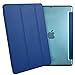 ESR Yippee Smart Case for The iPad Air, Cover [Synthetic Leather] Translucent Frosted Back Magnetic Cover with Auto Sleep/Wake Function [Light Weight] for iPad 5 (Navy Blue)