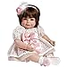 ADORA Realistic Baby Doll Enchanted Toddler Doll - 20 inch, Soft CuddleMe Vinyl, Brown Hair, Brown Eyes