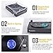 Turntable Vinyl Record Player Support Wireless Record Player Built in Stereo Speakers Turntable Vinyl Records 3 Speed Turntable Player Support Vinyl-to-MP3thumb 3