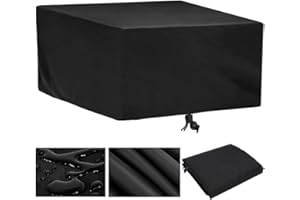 ATOUP Patio Furniture Covers, Outdoor Furniture Cover Waterproof, 40 x 40 Inch Outdoor Table Chair and Sofa Covers Heavy Duty for Rain Dust Snow, Rectangular (40"L x 40"W x 34"H // 100x100x85cm)