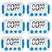 6 Pack Big Screen Digital Kitchen Timer Magnetic Back Minute Second Count Up Countdown
