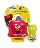 Little Kids Sesame Street Mini No-Spill Bubble Bucket Elmo Toy