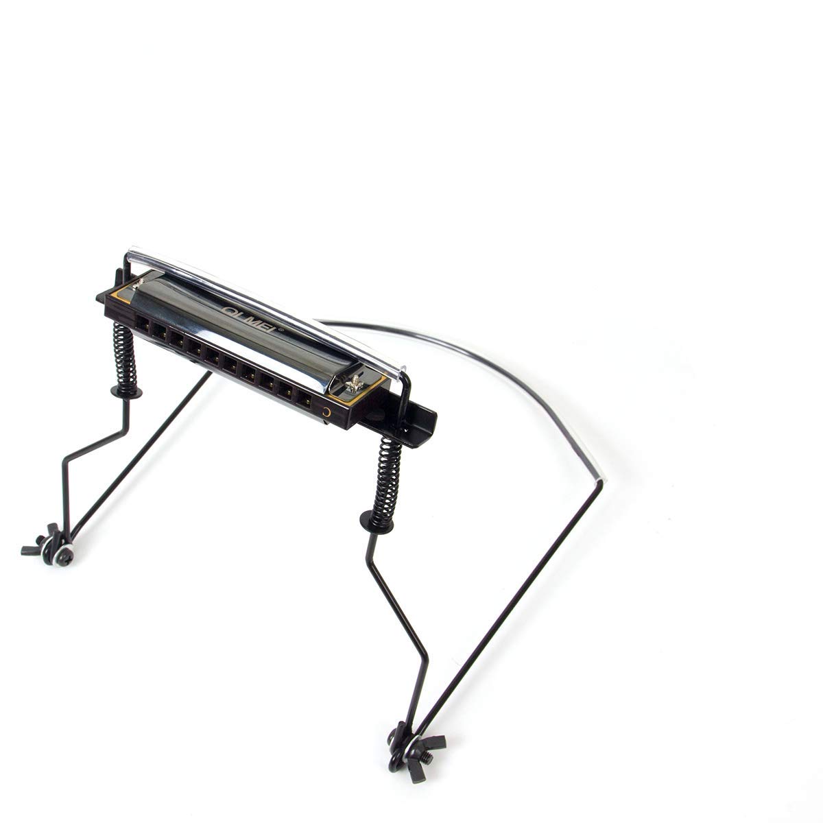 Adjustable Suitable 10 Hole Harmonica Neck Rack Mount Holder Stand