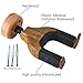 Guitar Hook, Guitar Wall Hanger Auto Lock Hook Holder Wall Mount Bracket for Home Studio Guitar,Bass,Multiple Musical Instruments (1 Pack) (Brown)