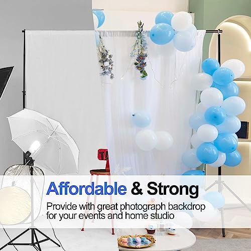 EMART Backdrop Stand Kit, 10x7ft (WxH) Adjustable Photo Backdrop Stands Kit for Parties with Carrying Bag, Photography Background Support Frame for Video Studio Photoshoot Banner Holder
