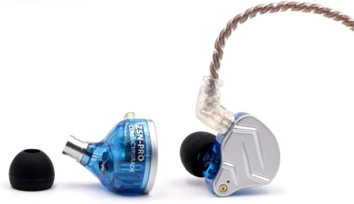 Linsoul KZ ZSN Pro Dual Driver 1BA+1DD Hybrid Metal Earphones HiFi in-Ear Monitor with Detachable Recessed 2Pin Cable - Image 3