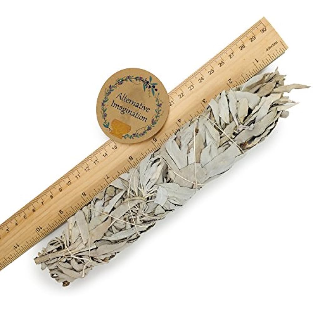3 Incense Premium California White Sage, Each Stick Approximately 8