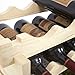 Mecor 72 Bottle Capacity Stackable Storage Wine Rack, Standing Bottles Storage Shelf, Wobble-free,6-Tier