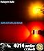 JDM ASTAR Extremely Bright 4014 Chips 3156 3057 3157 4057 4157 LED Bulbs with Projector,Brilliant Red ( Only work for standard socket , not for ck socket)