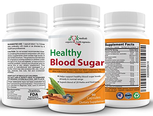 Healthy Blood Sugar Supplement from DVK Medicals- Formulated to Help Maintain Healthy Blood Sugar Levels. 90 Count. - Thumbnail 4