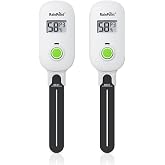 RAINPOINT Smart Digital Wireless Plant Moisture Meter Houseplant Indoor,WiFi Hub Needed,Capacitive Probe,Leave-in Soil Hygrometer Sensor,Real-time Monitor Outdoor Greenhouse Gardening(Two-Pack Set)
