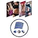 OKUSKY | Hula Weighted Hoop for Adults | Hoola Weighted Hoop | 8 Sections | Stainless Steel | Weight Loss | Weighted Hulu Hoop | Holahoops | | Exercise | Fitness | Workout | (Custom Color)