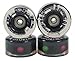Firefly New Lightup Quad Roller Skate Replacement Wheels - Flashy Light Up LED Wheels (62mm)