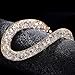 Mytys Mesh Bracelet Blue CZ Crystal Charm Link Bangle Bracelet for Women Mother Gifts