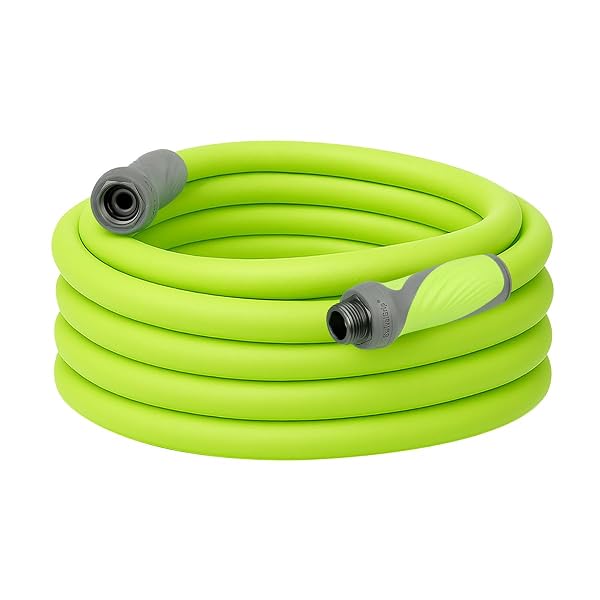 FLEXZILLA GARDEN HOSE WITH SWIVELGRIP, 5/8 IN. X 50 FT., LIGHTWEIGHT ALL-WEATHER WATER HOSE, DURABLE AND FLEXIBLE, LEAK-FREE CONNECTIONS