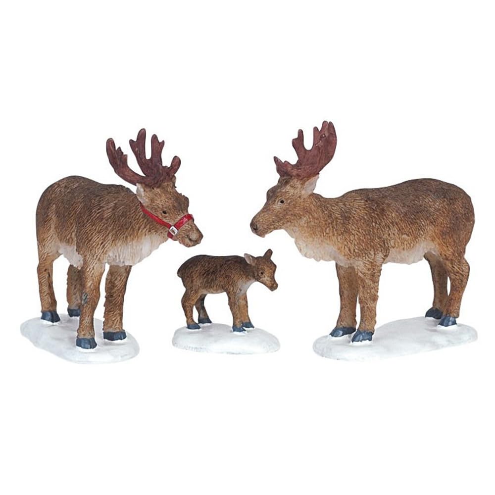Lemax Christmas Village Reindeer Set Of 3-62242